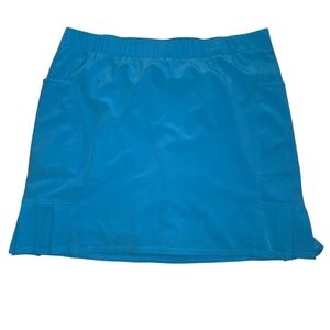 Chico's Zenergy Turquoise Pleated Skort Size 2 (US 12)